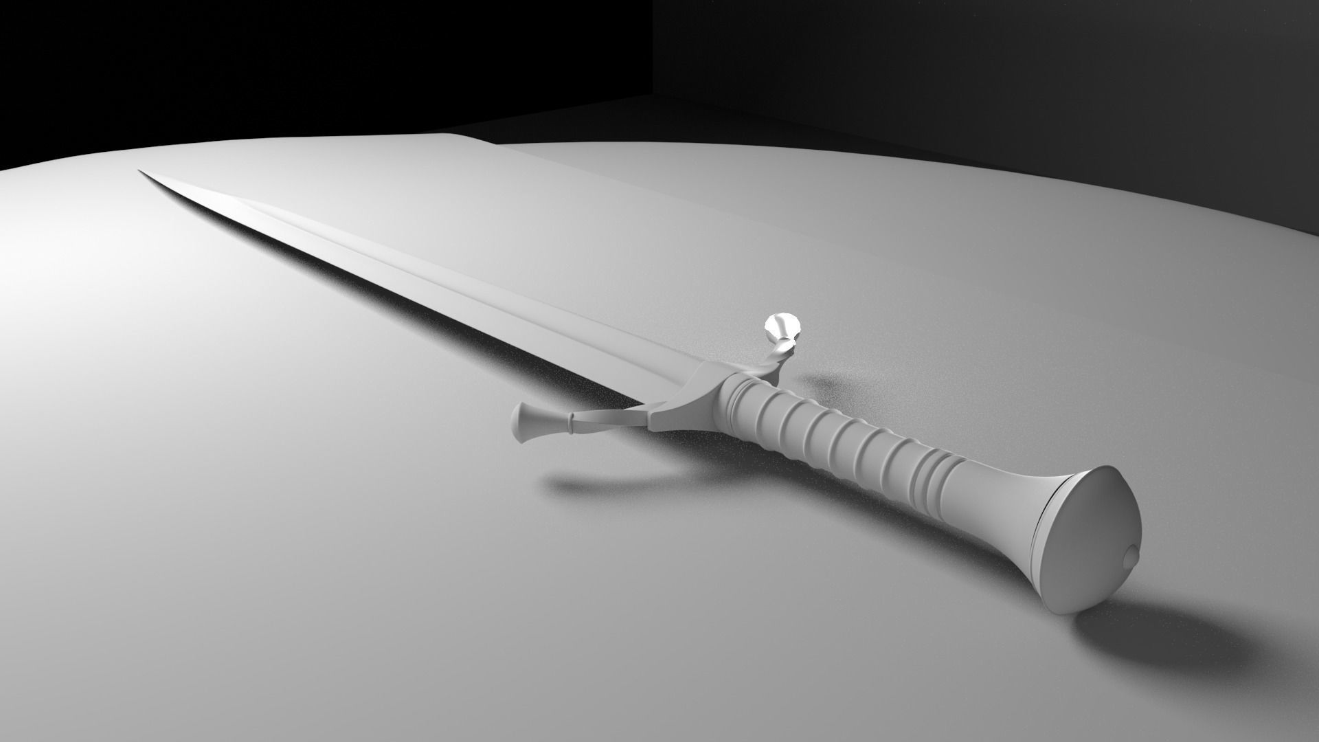 Sword of Boromir 3D model_3