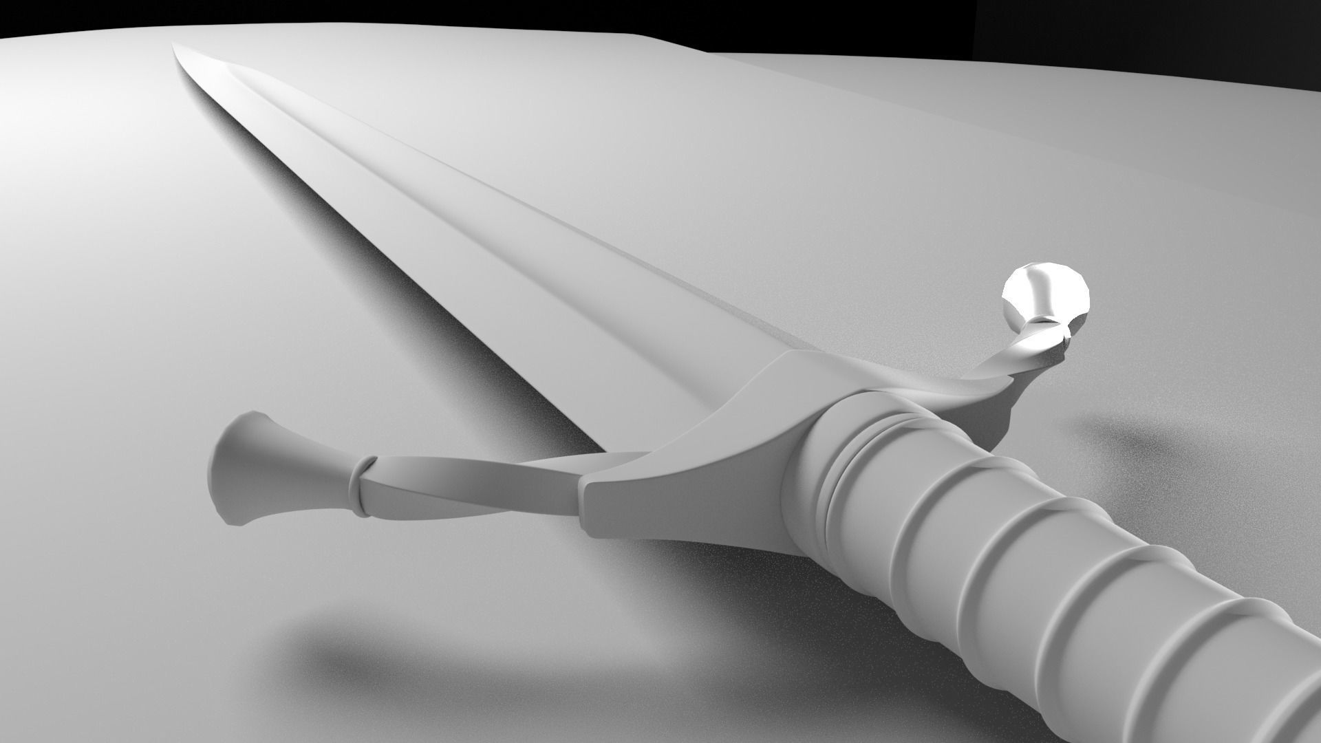 Sword of Boromir 3D model_7