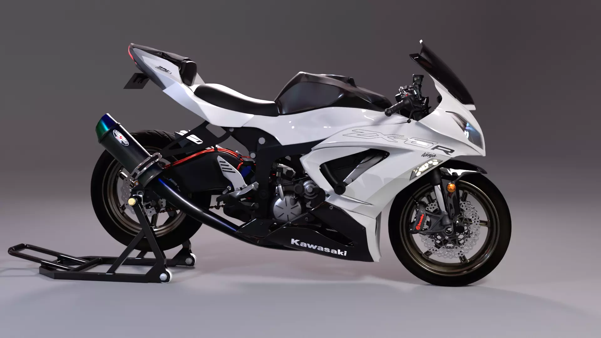 3Dパーツオーダーページ Kawasaki Ninja ZX636 6R 2015 3D model | CGTrader