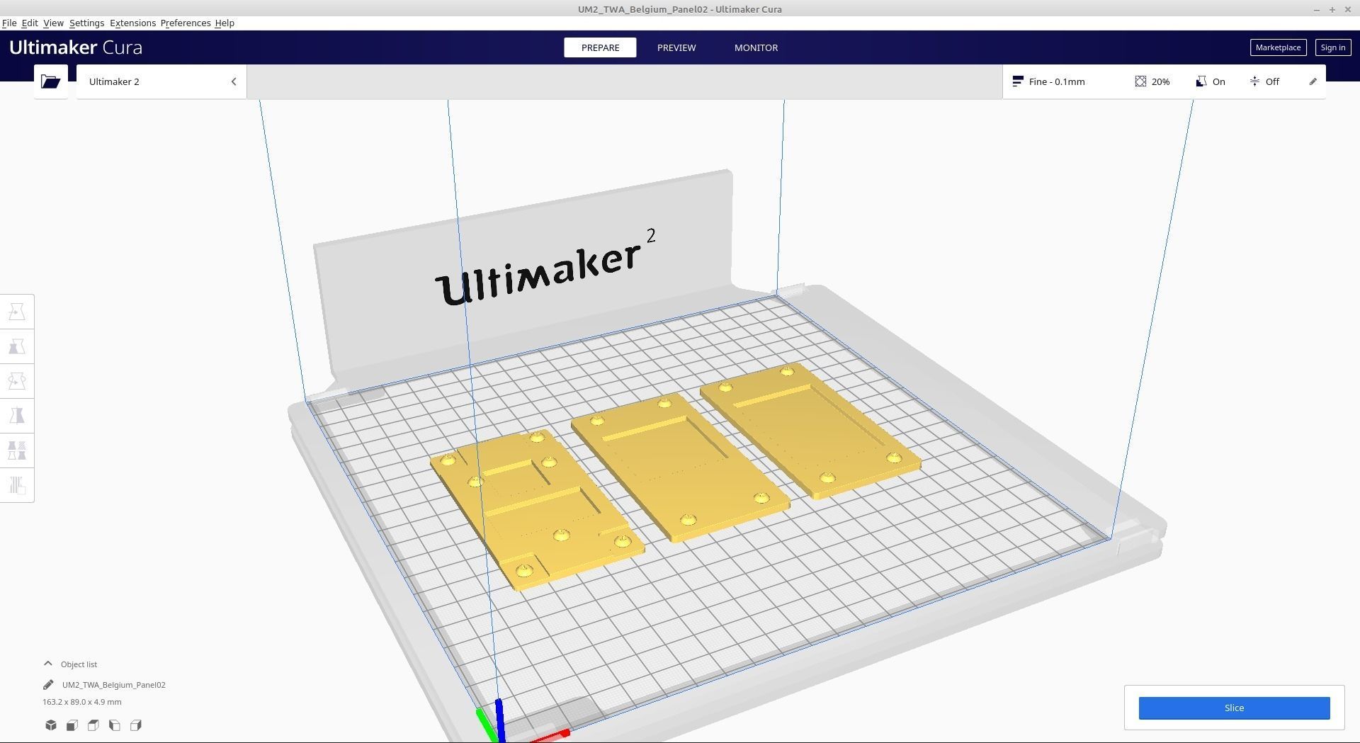 F16 Threat Warning Auxiliary Panel 3D model_29