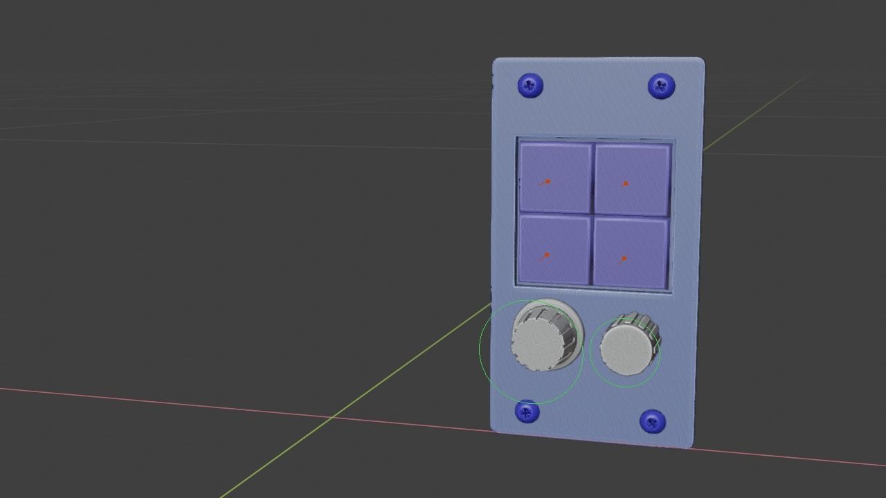 F16 Threat Warning Auxiliary Panel 3D model_24