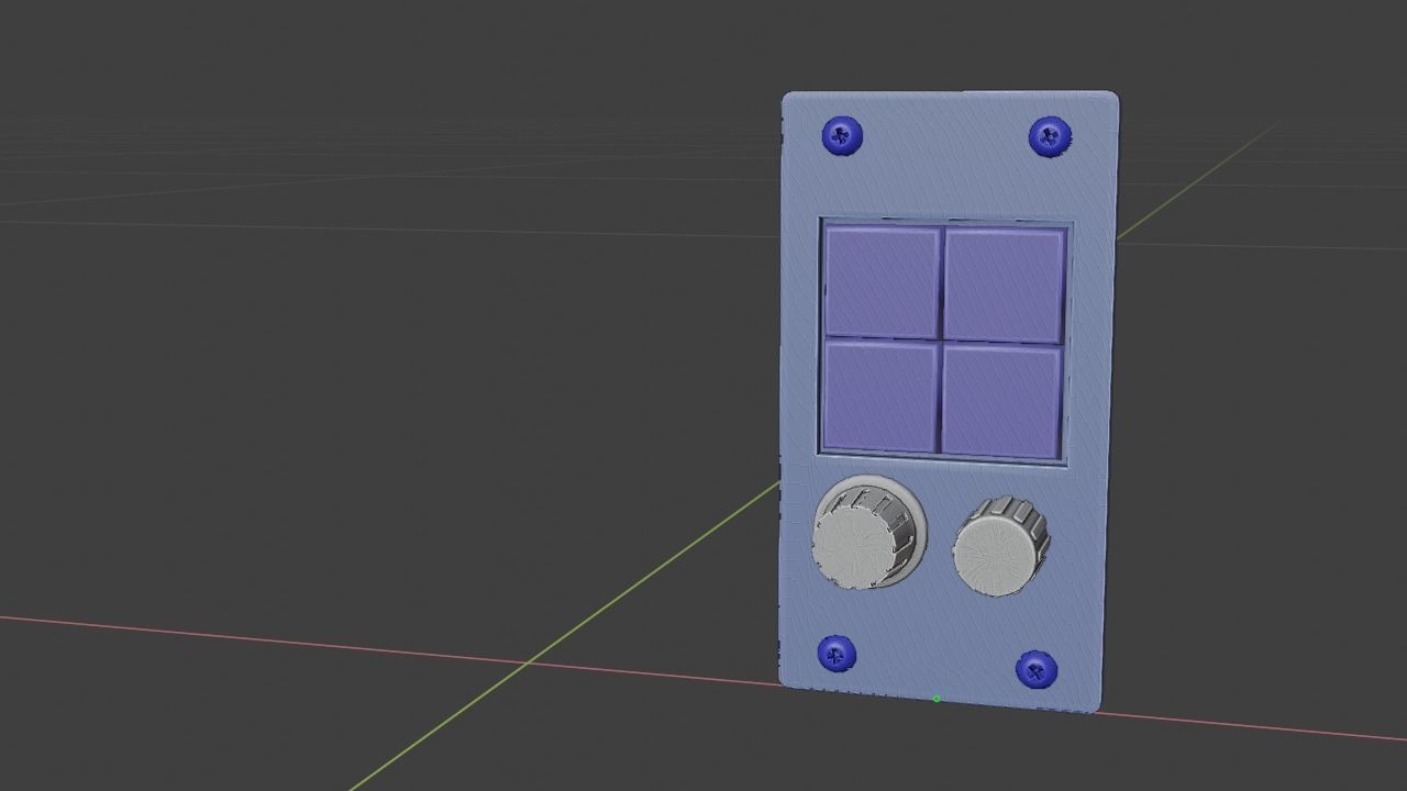 F16 Threat Warning Auxiliary Panel 3D model_23