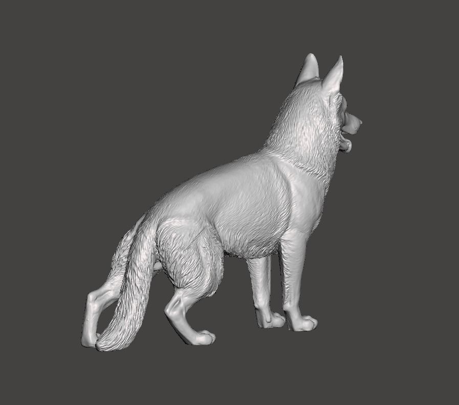 German Shepherd Dog 3D print model_3