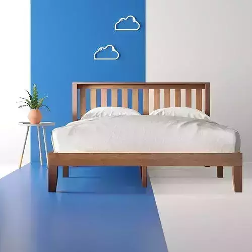Aida Low Profile Platform Bed