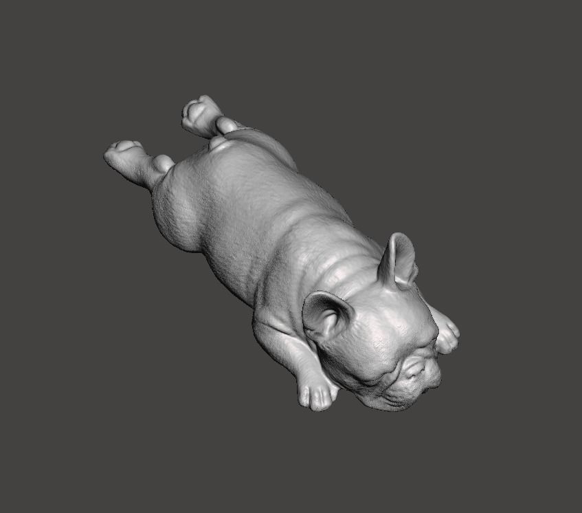 French Bulldog Cute Sleeping 2 3D print model_8