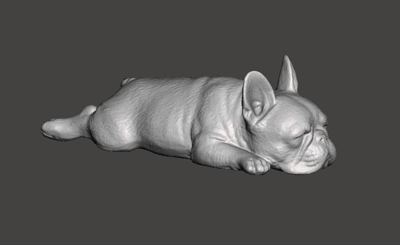 French Bulldog Cute Sleeping 2 3D print model_6