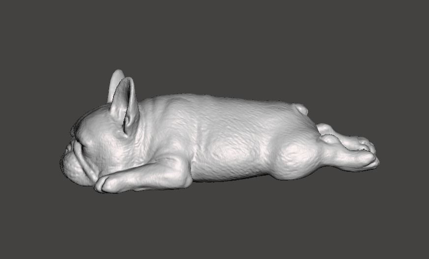 French Bulldog Cute Sleeping 2 3D print model_2
