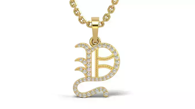 Old English Y stone and solid V 2