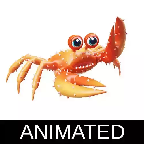 Red King Crab Animated 