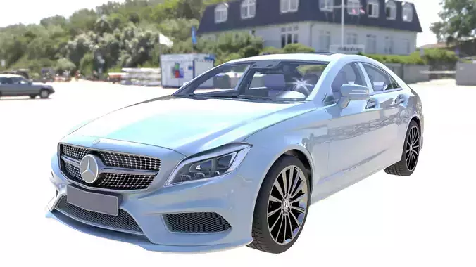 Car Model in Maya 3D model