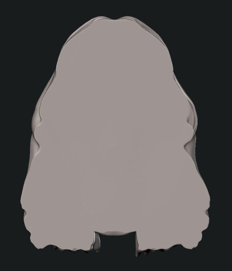 Jesus Relief Head 3D print model_5