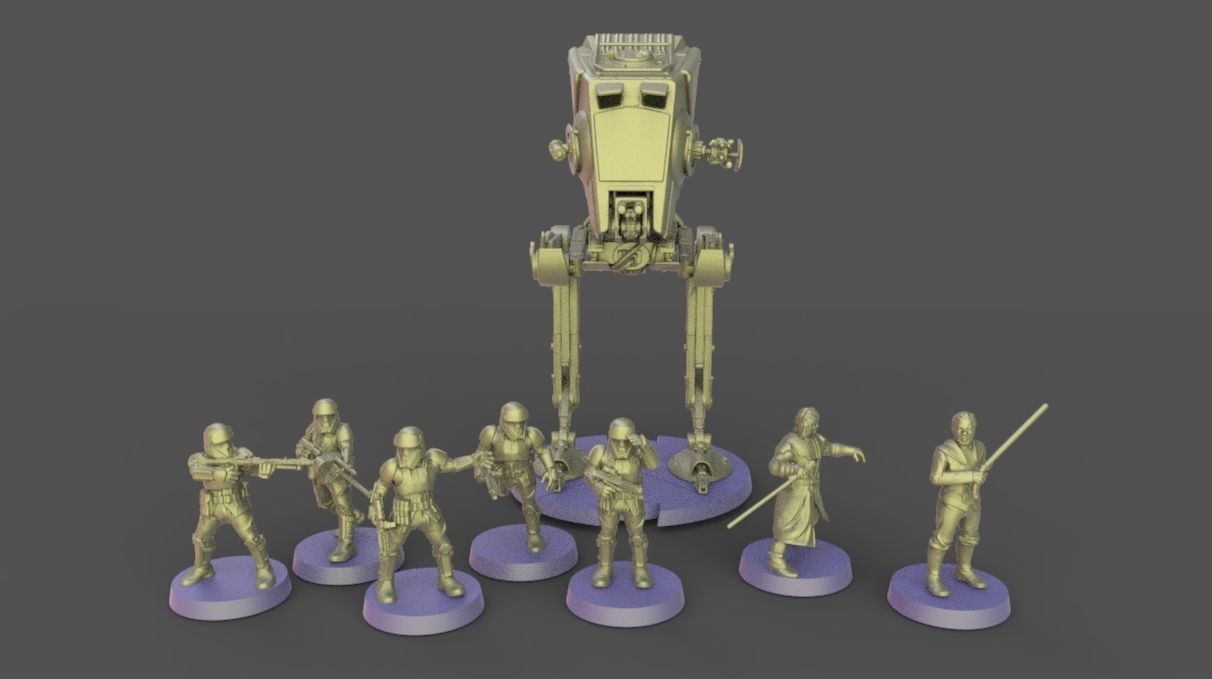 Star Wars Legion miniatures MEGAPACK 3D print model_2