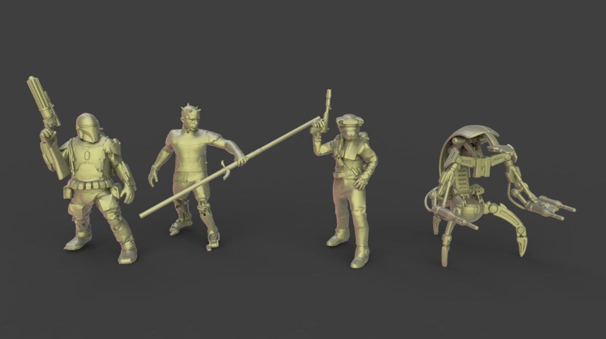 Star Wars Legion miniatures MEGAPACK 3D print model_4