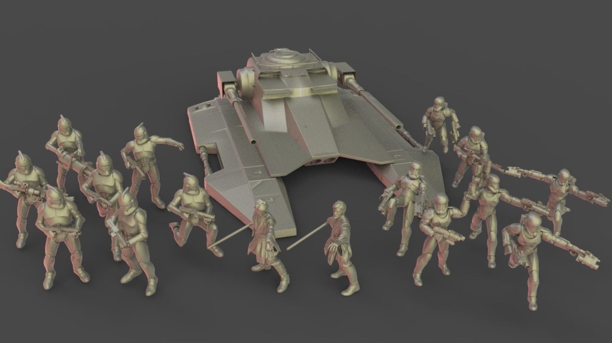 Star Wars Legion miniatures MEGAPACK 3D print model_5