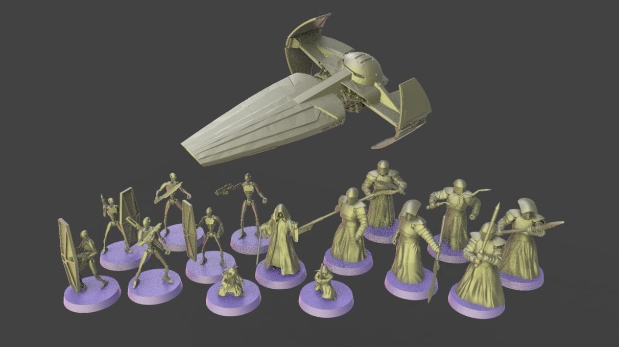 Star Wars Legion miniatures MEGAPACK 3D print model_3