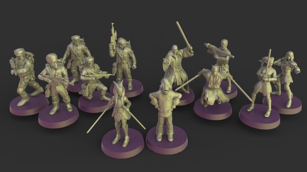Star Wars Legion miniatures MEGAPACK 3D print model_1