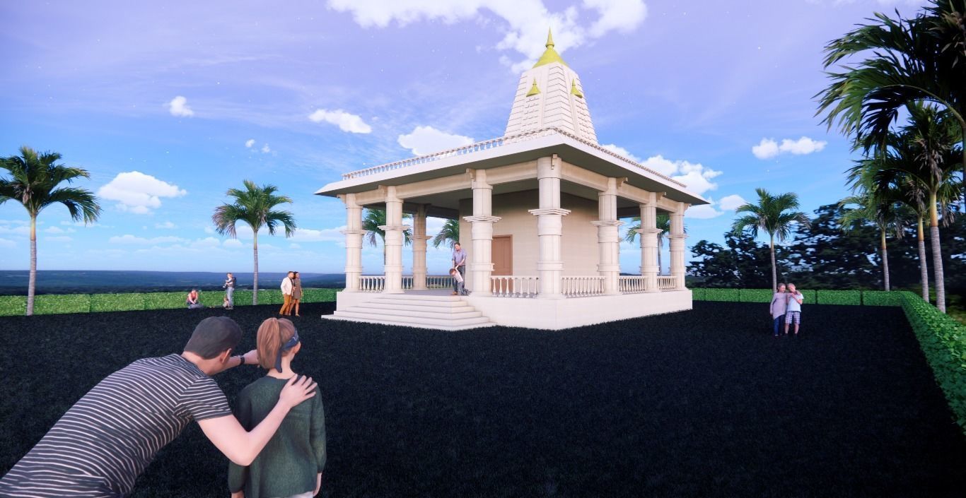 Temple Design - 3D Model 3D model_7