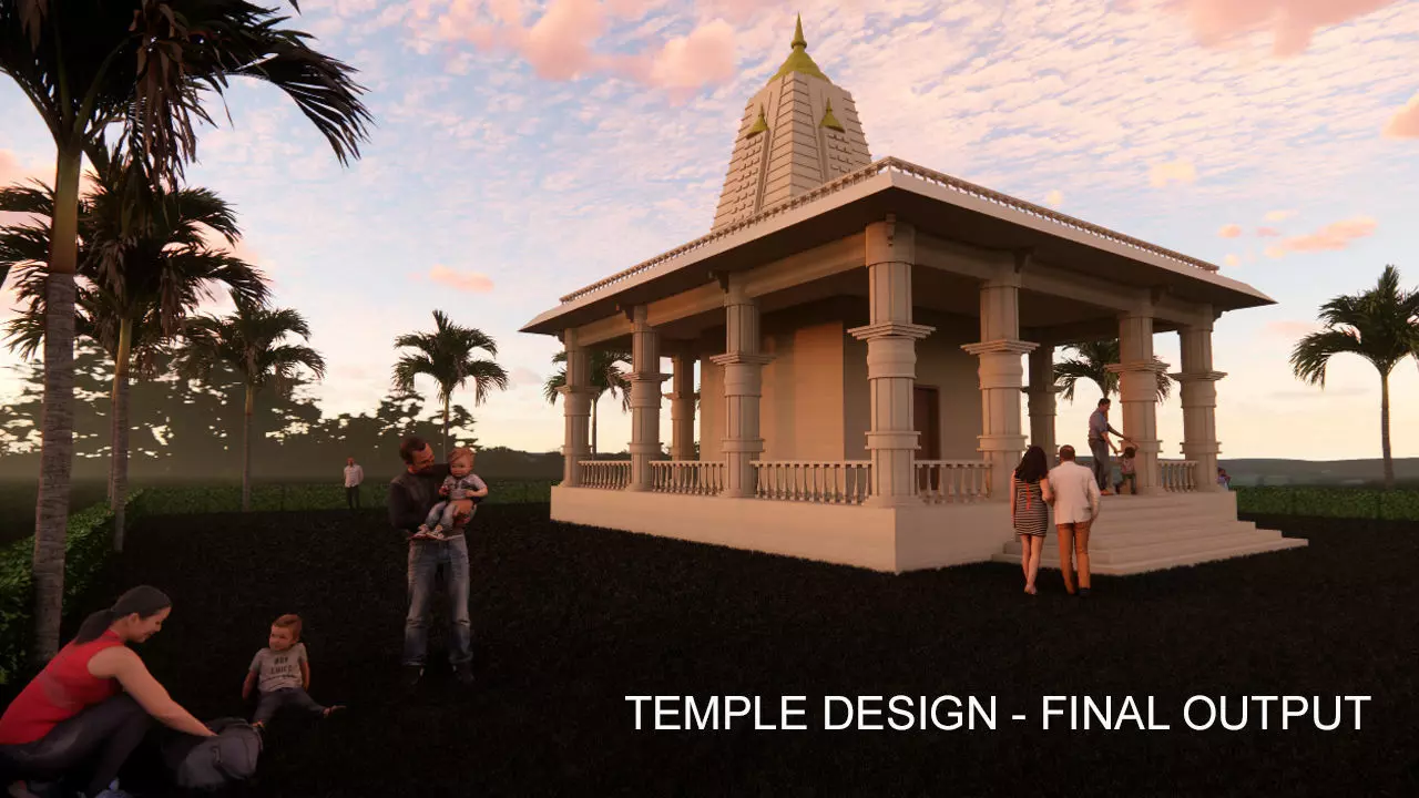 Temple Design - 3D Model 3D model_0