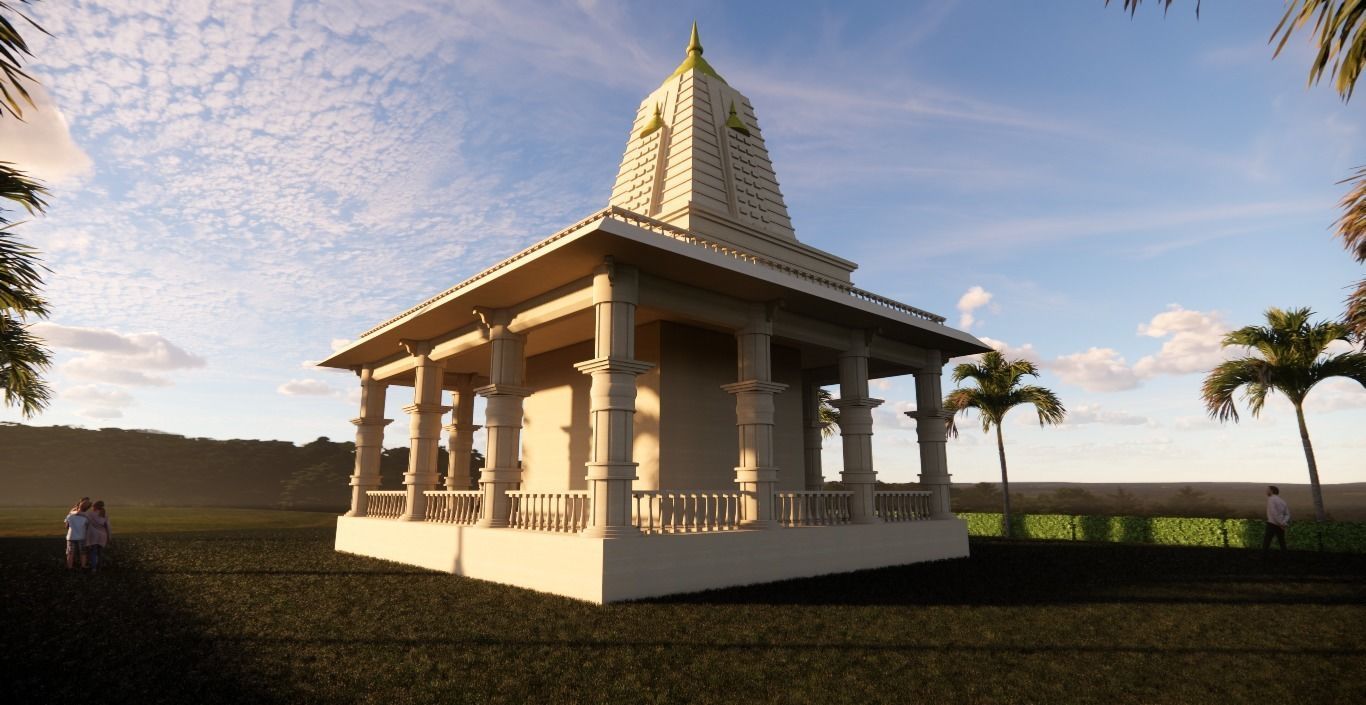 Temple Design - 3D Model 3D model_8