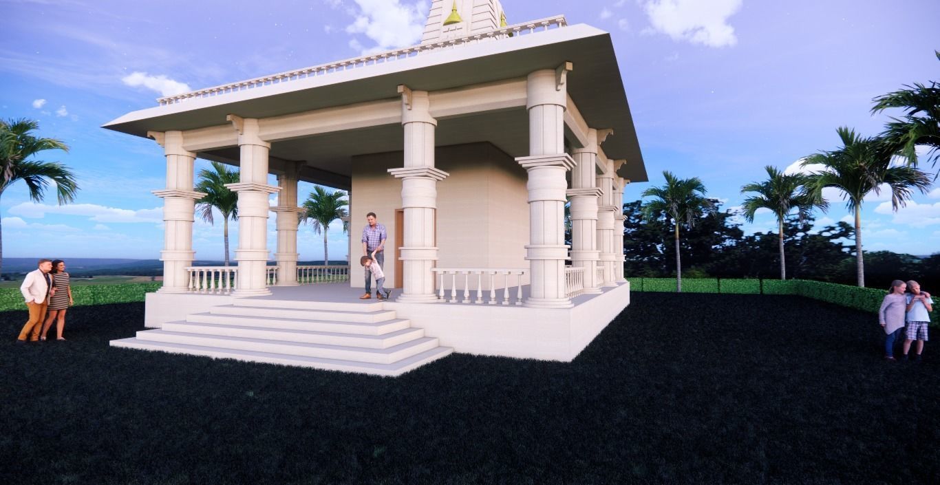 Temple Design - 3D Model 3D model_9