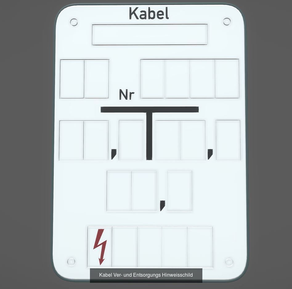 Hinweisschilder High-Poly und Low mit Pfosten und Rahmen 3D Model Collection_32