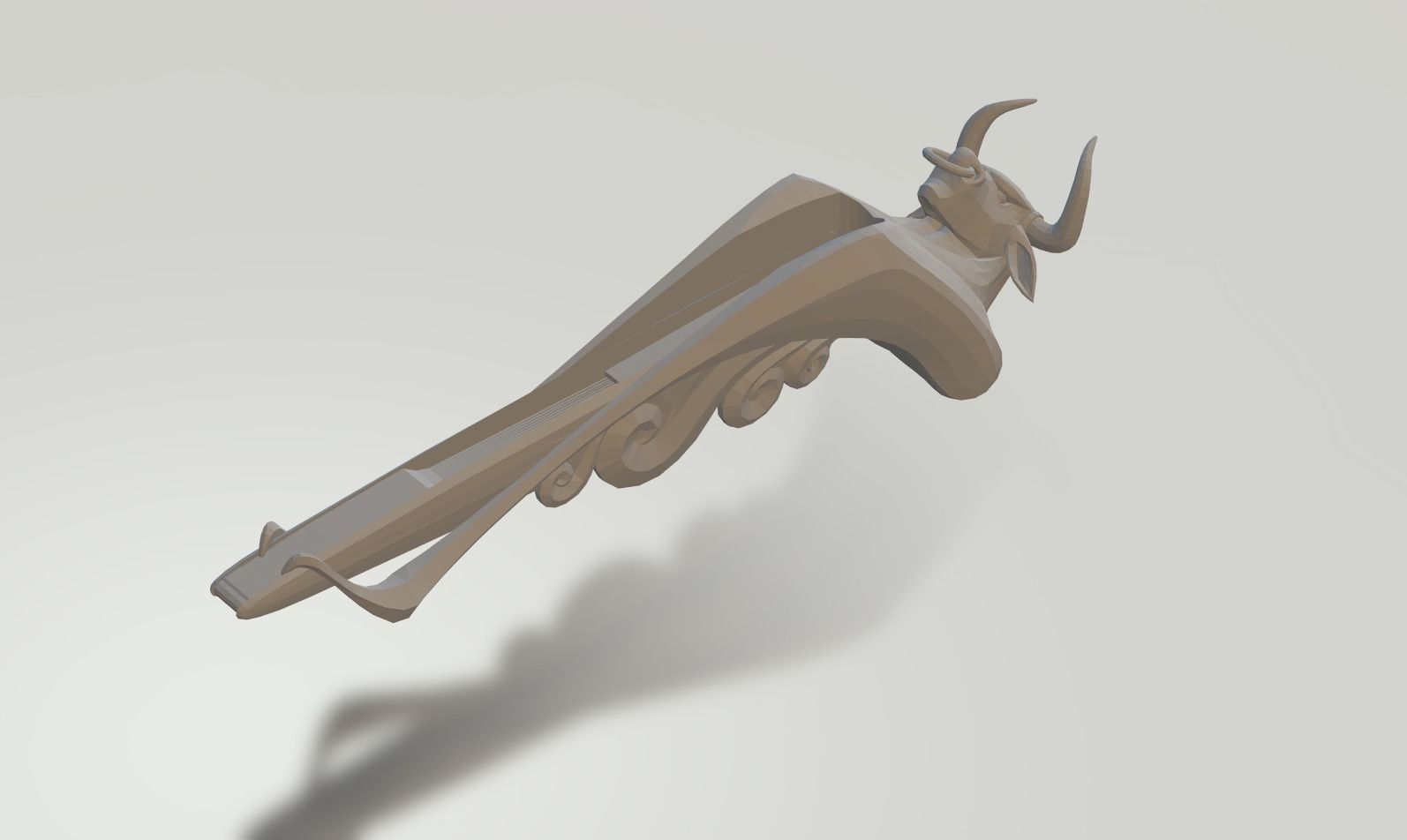 Celestial melee fan 3D print model_1