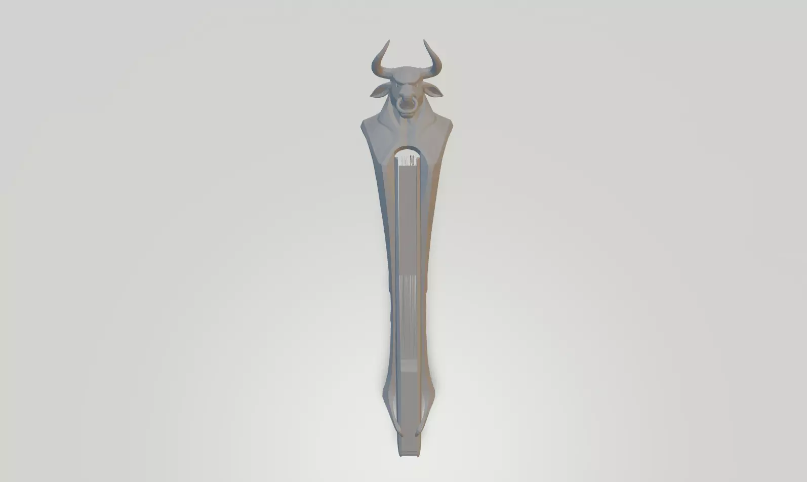 Celestial melee fan 3D print model_0