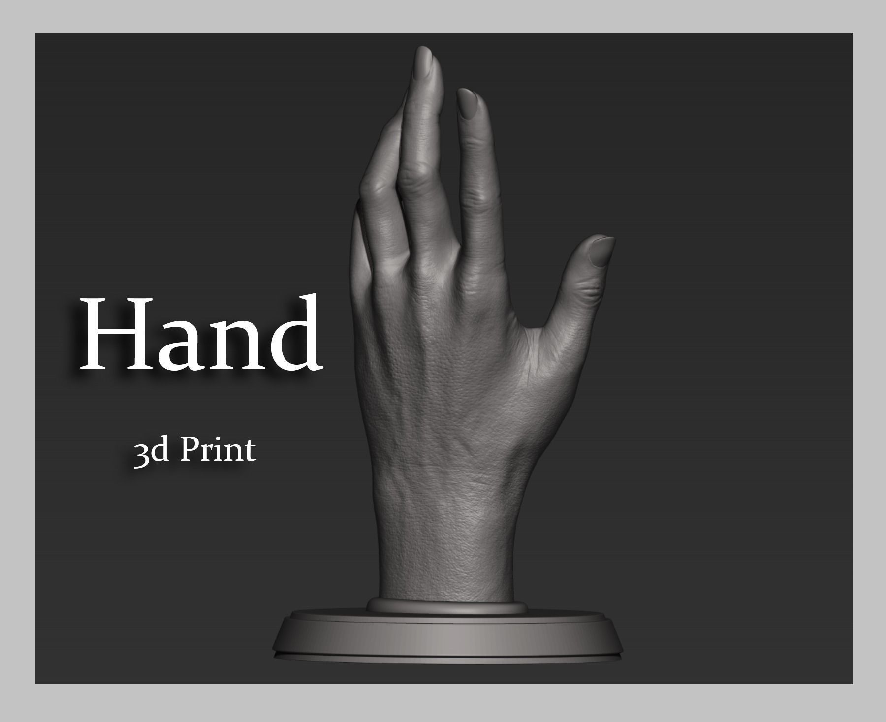 Hand 3d Print 3D print model_0