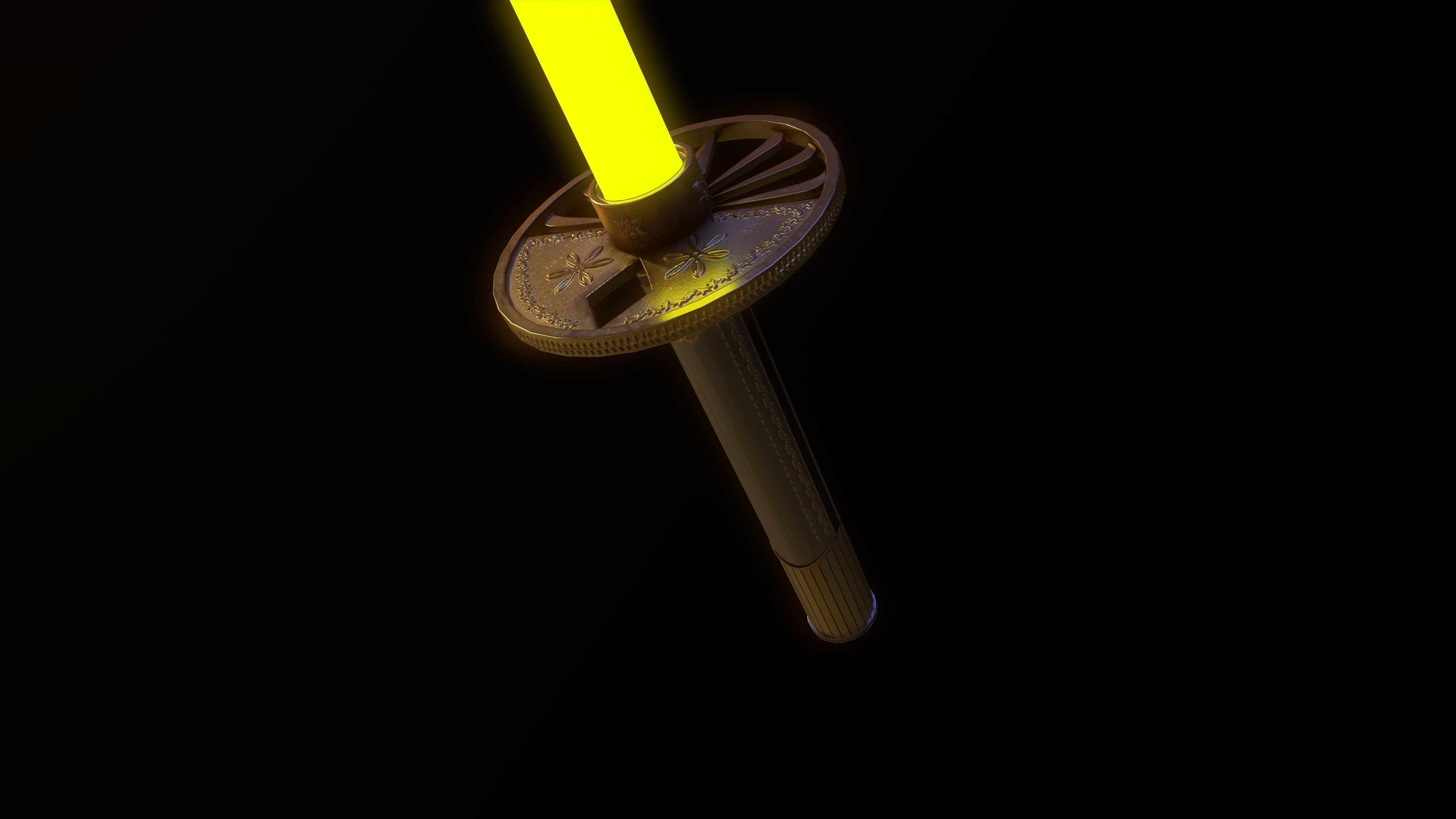  Lily Tora-Asis Lightsaber  Star Wars Edge of Balance Low-poly 3D model_9