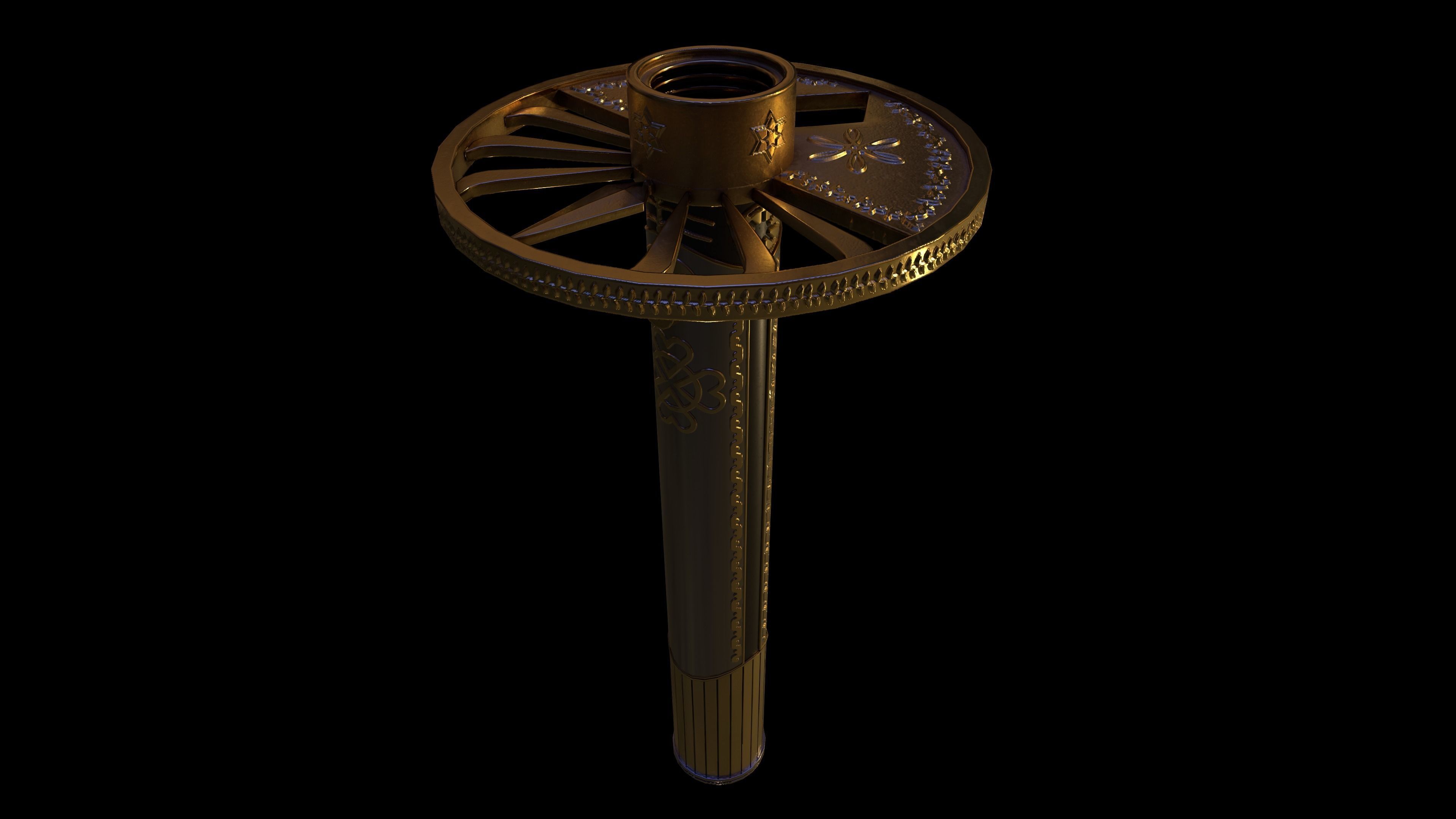  Lily Tora-Asis Lightsaber  Star Wars Edge of Balance Low-poly 3D model_3