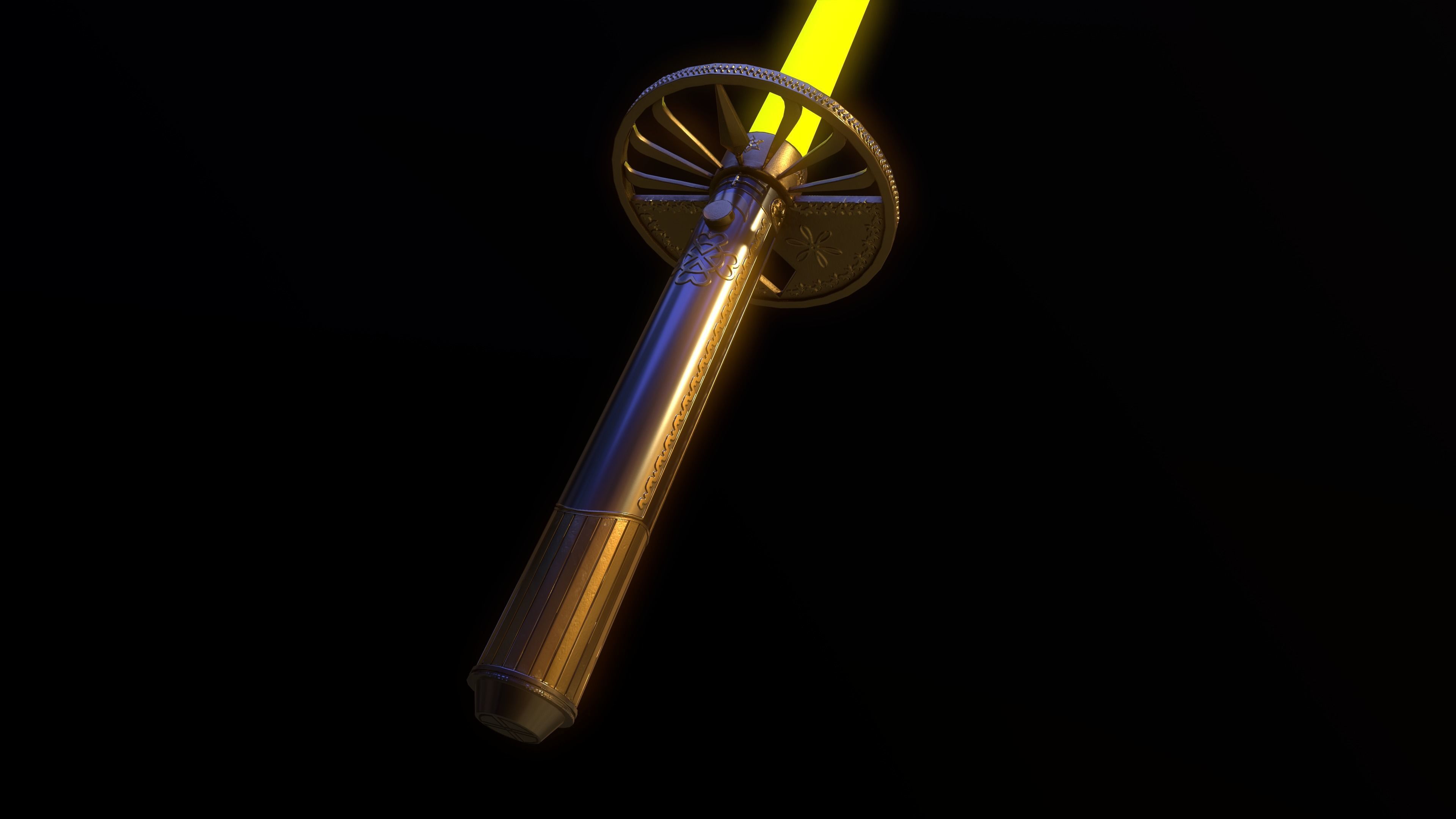  Lily Tora-Asis Lightsaber  Star Wars Edge of Balance Low-poly 3D model_6