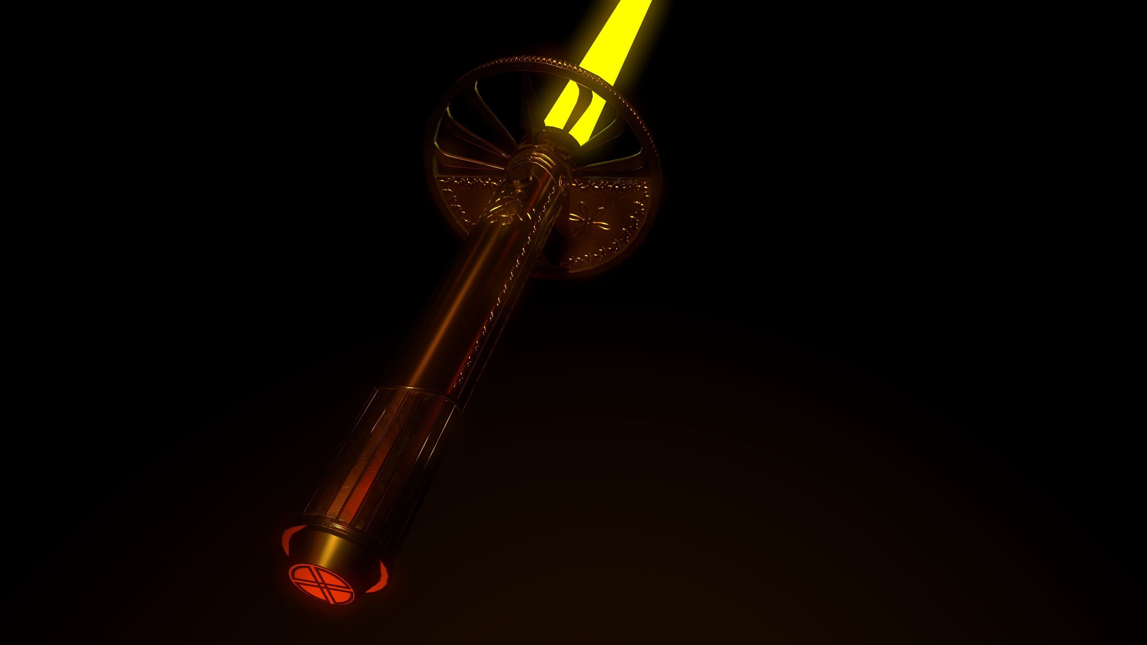  Lily Tora-Asis Lightsaber  Star Wars Edge of Balance Low-poly 3D model_12