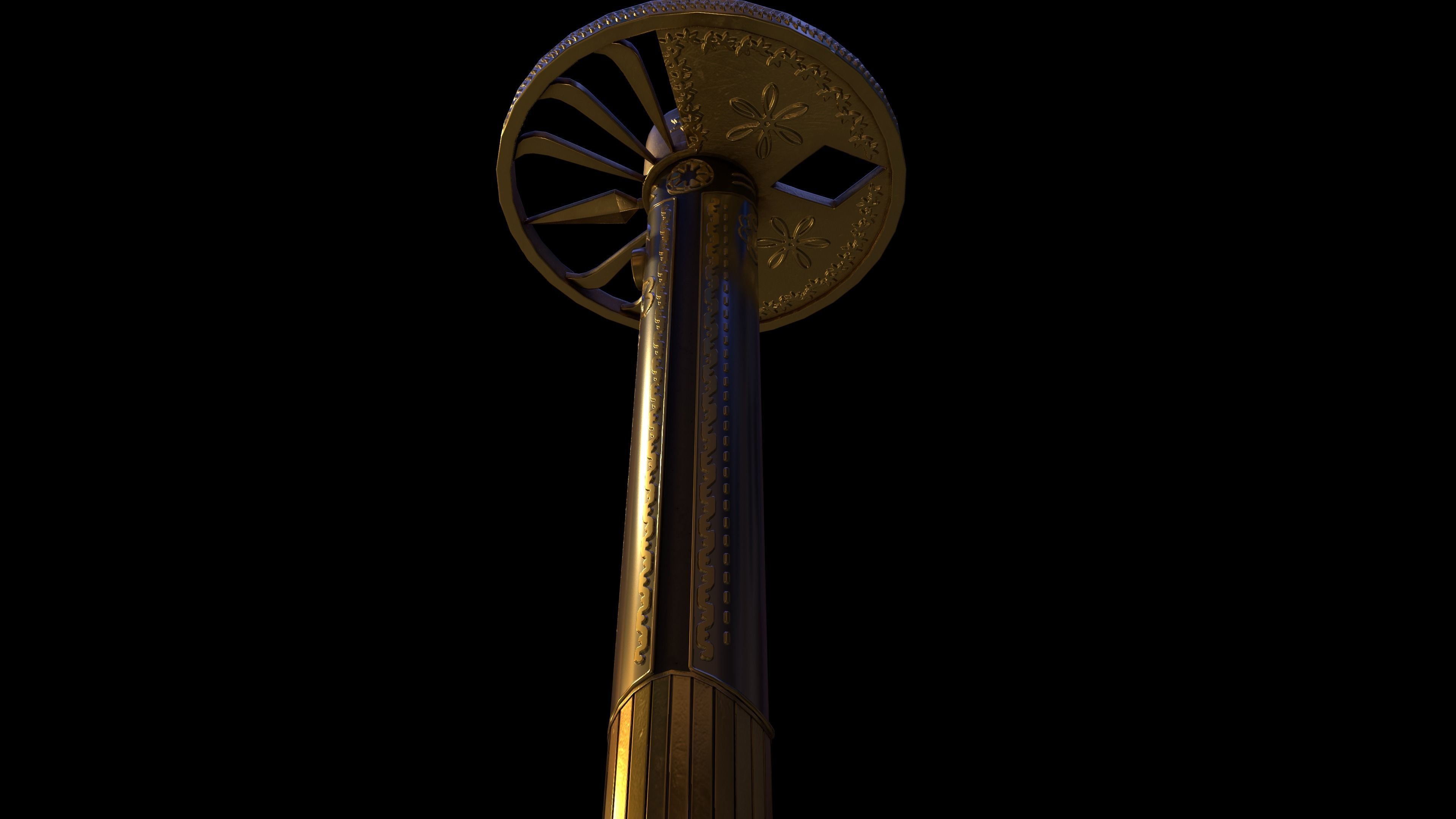  Lily Tora-Asis Lightsaber  Star Wars Edge of Balance Low-poly 3D model_4