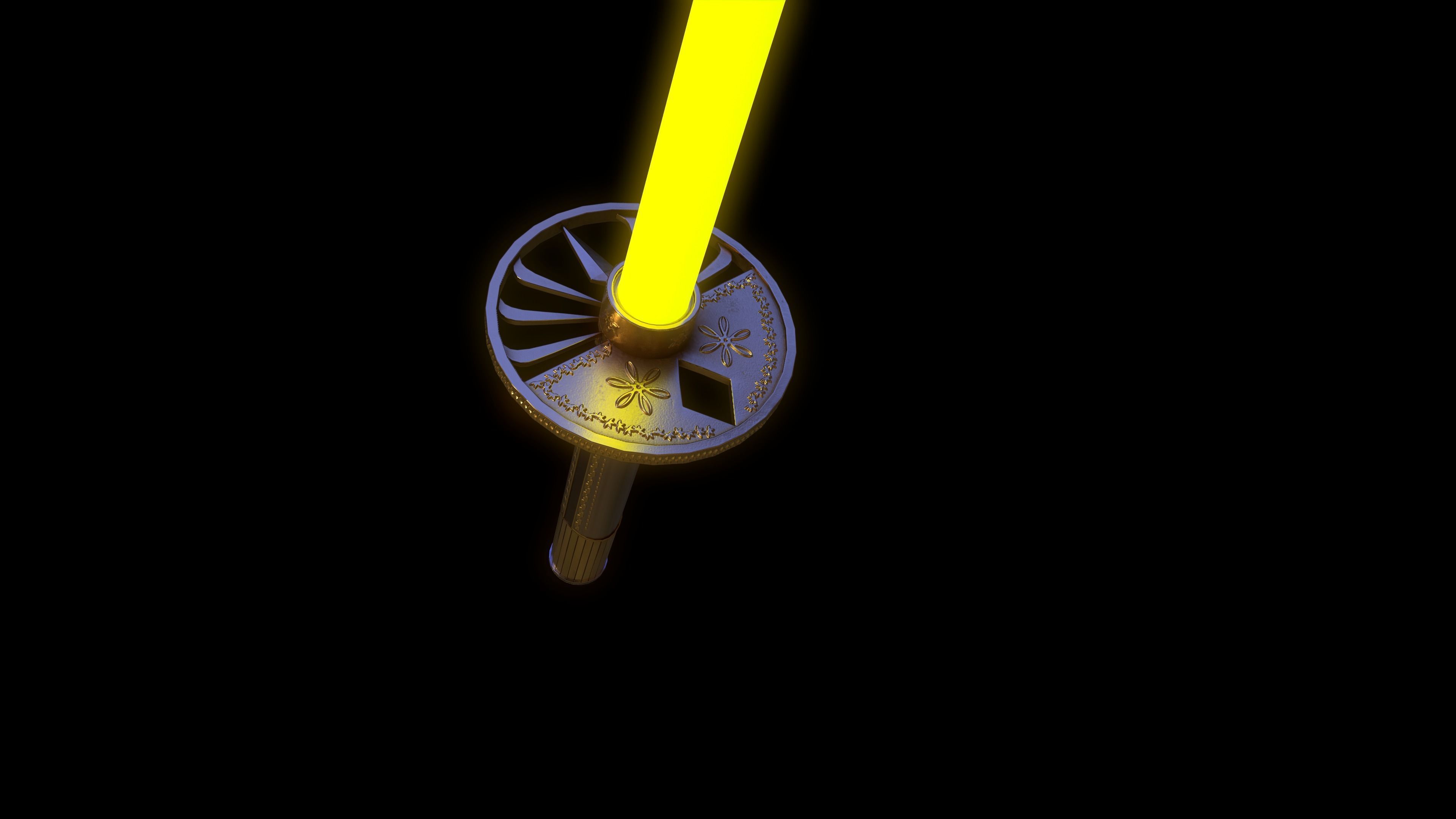  Lily Tora-Asis Lightsaber  Star Wars Edge of Balance Low-poly 3D model_11