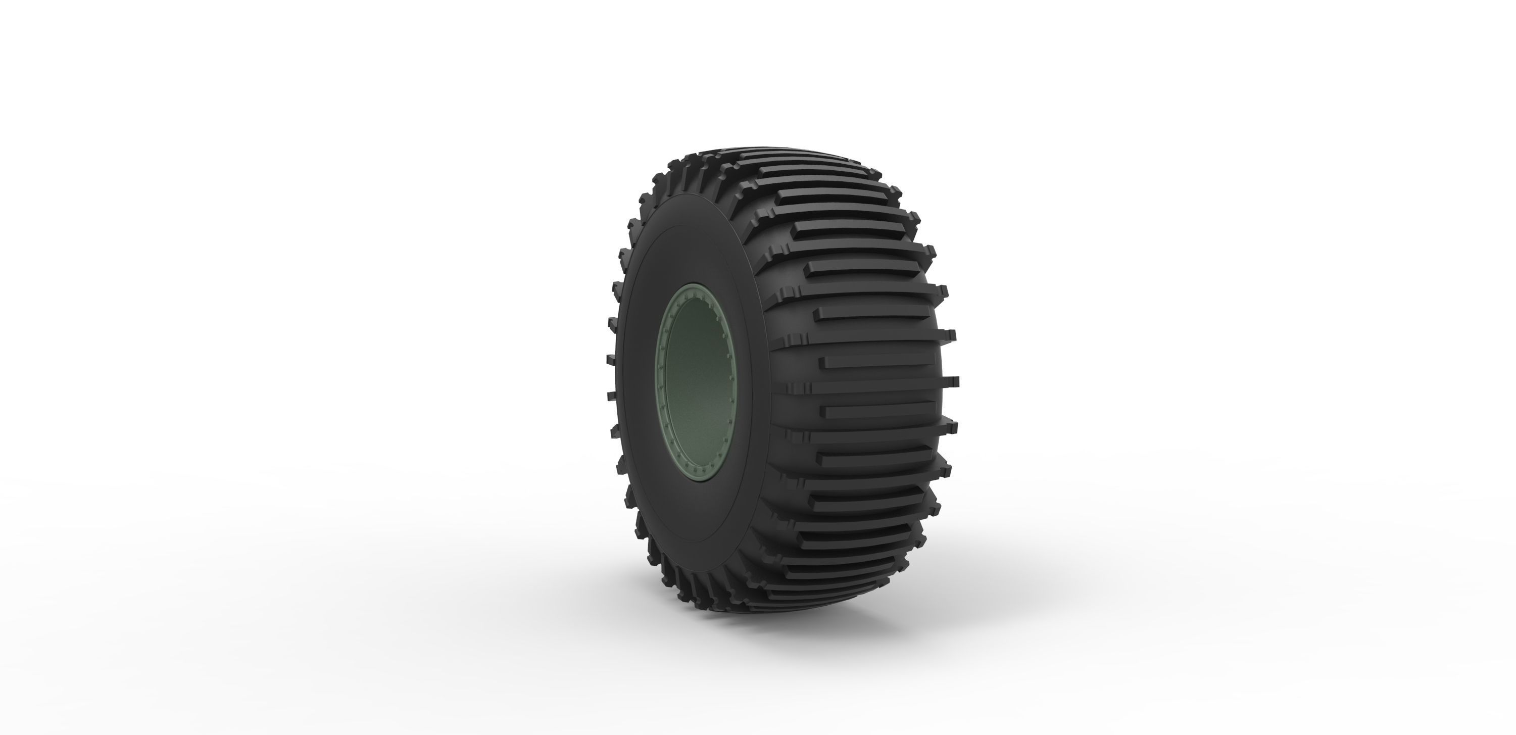 Offroad wheel 37 Scale 1 to 20 3D print model_1