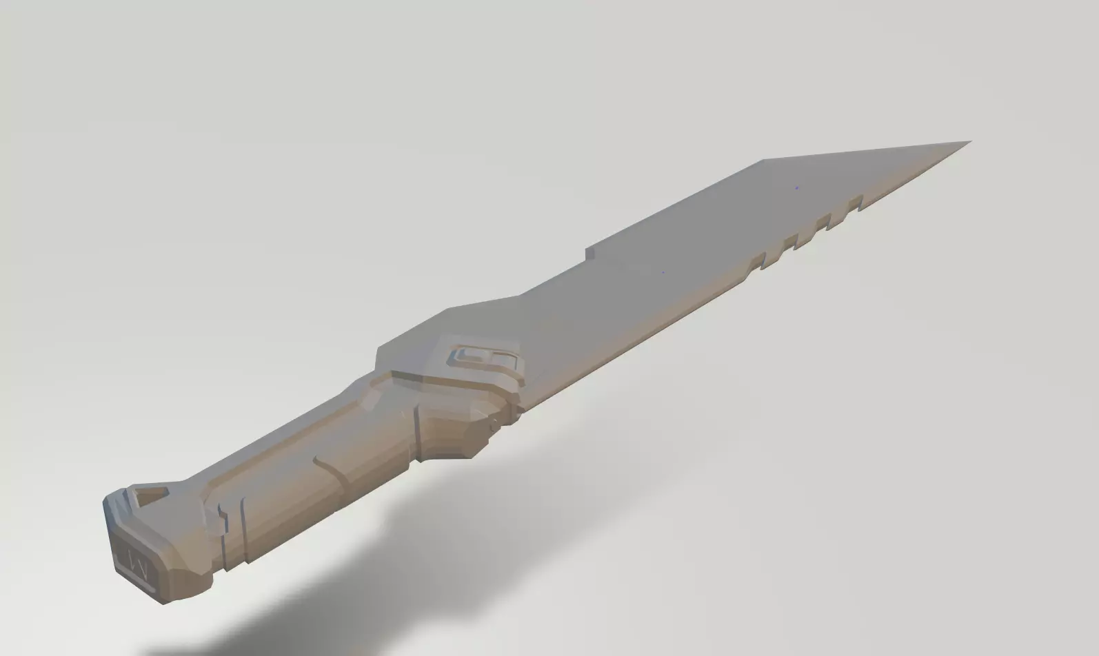 Glitchpop Knife 3D print model_0