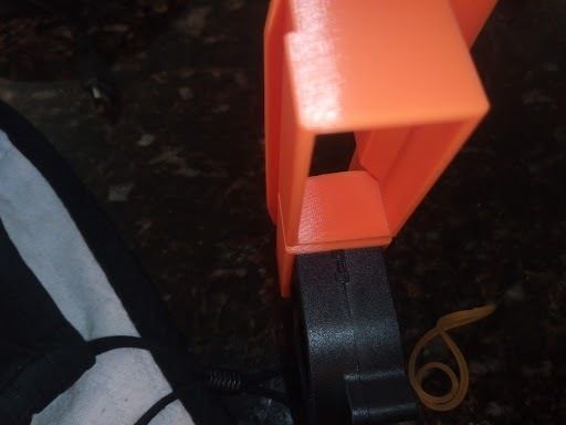 NVIDIA Tesla V80 Double fan intake 4020 fan 3D print model_5