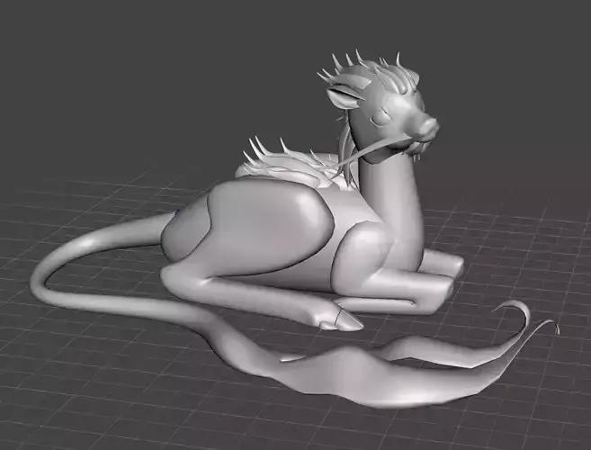 Qilin from Fantastic Beasts Secrets of Dumbledore 3D print model