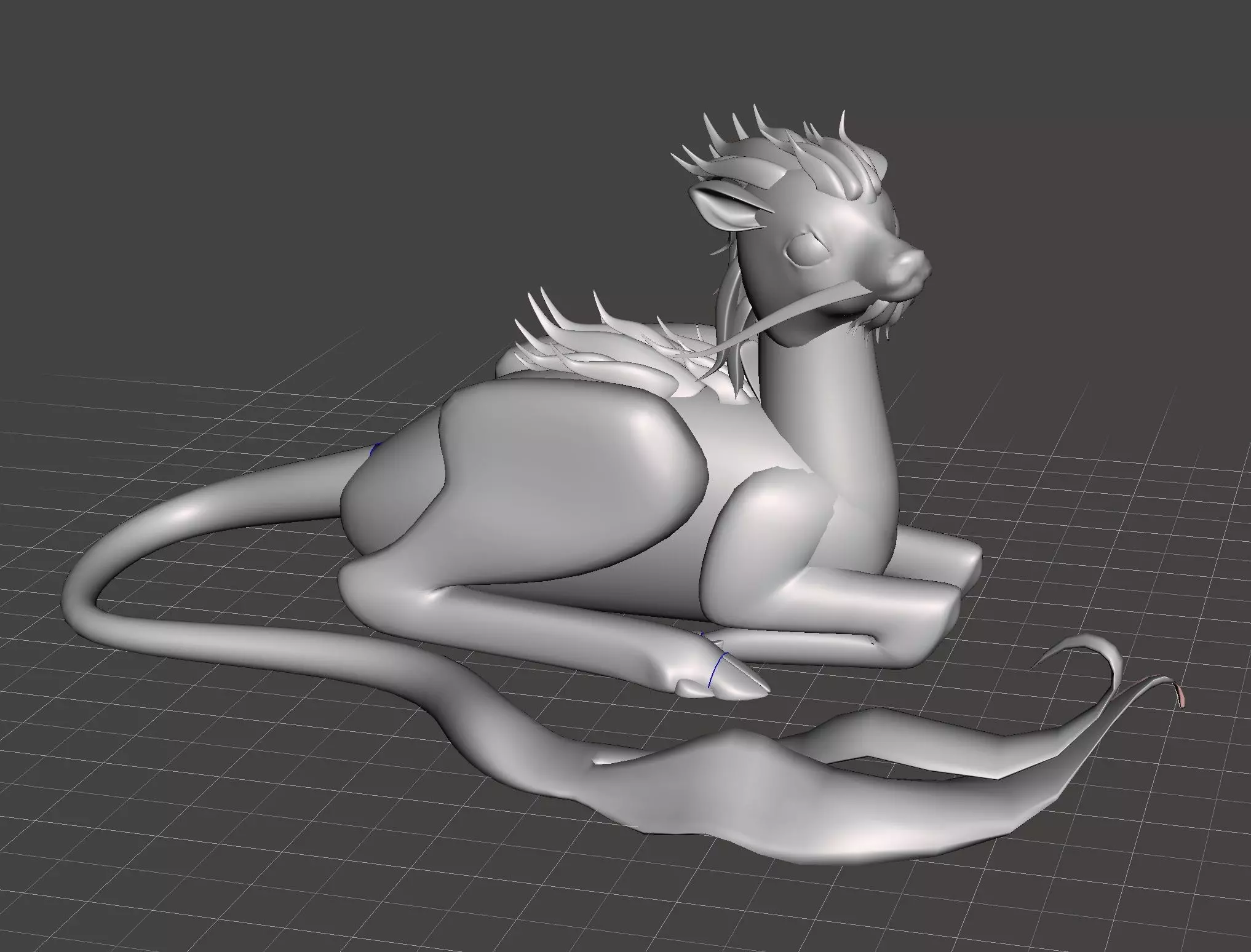 Qilin from Fantastic Beasts Secrets of Dumbledore 3D print model_0