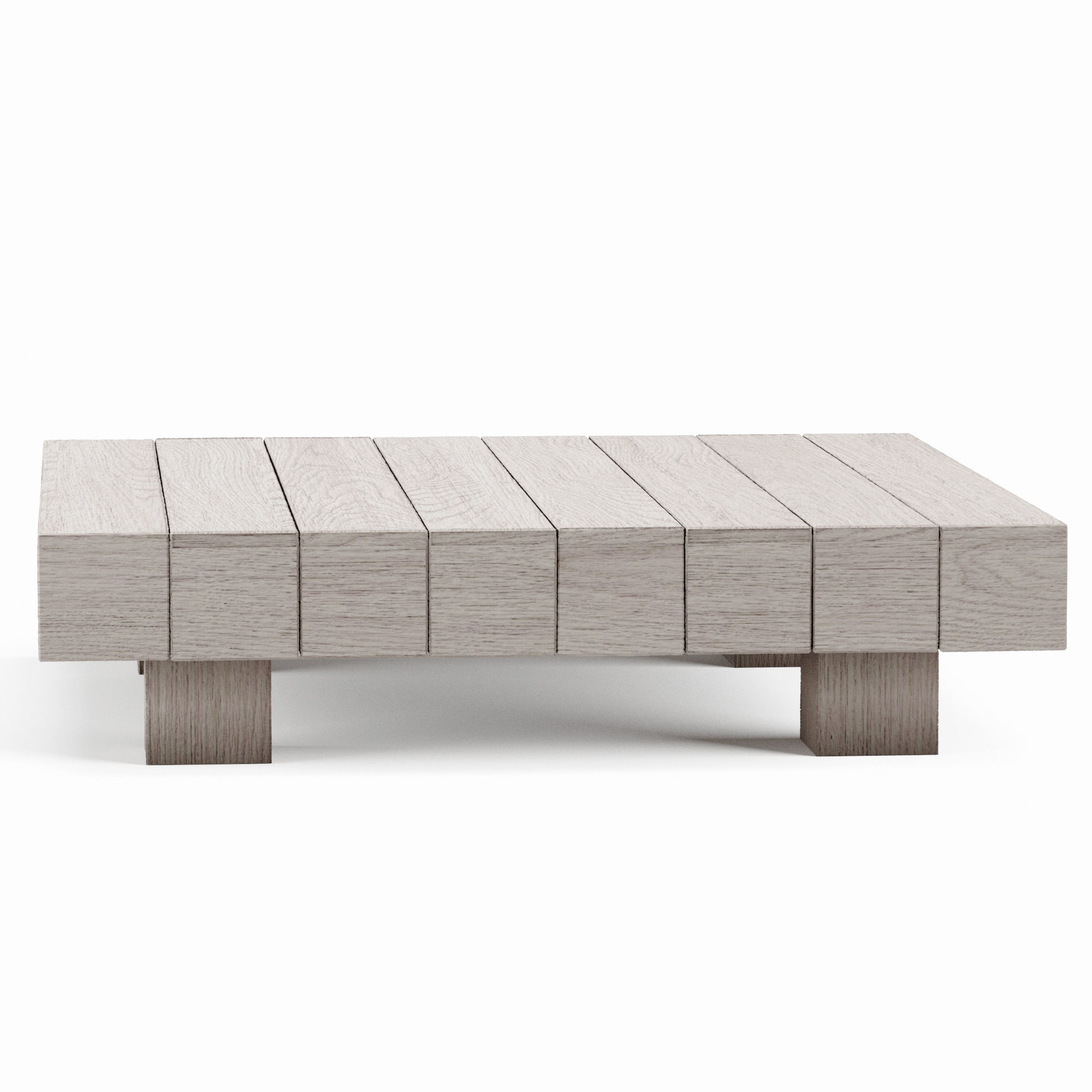 LUBEK Coffee Table Low-poly 3D model_2