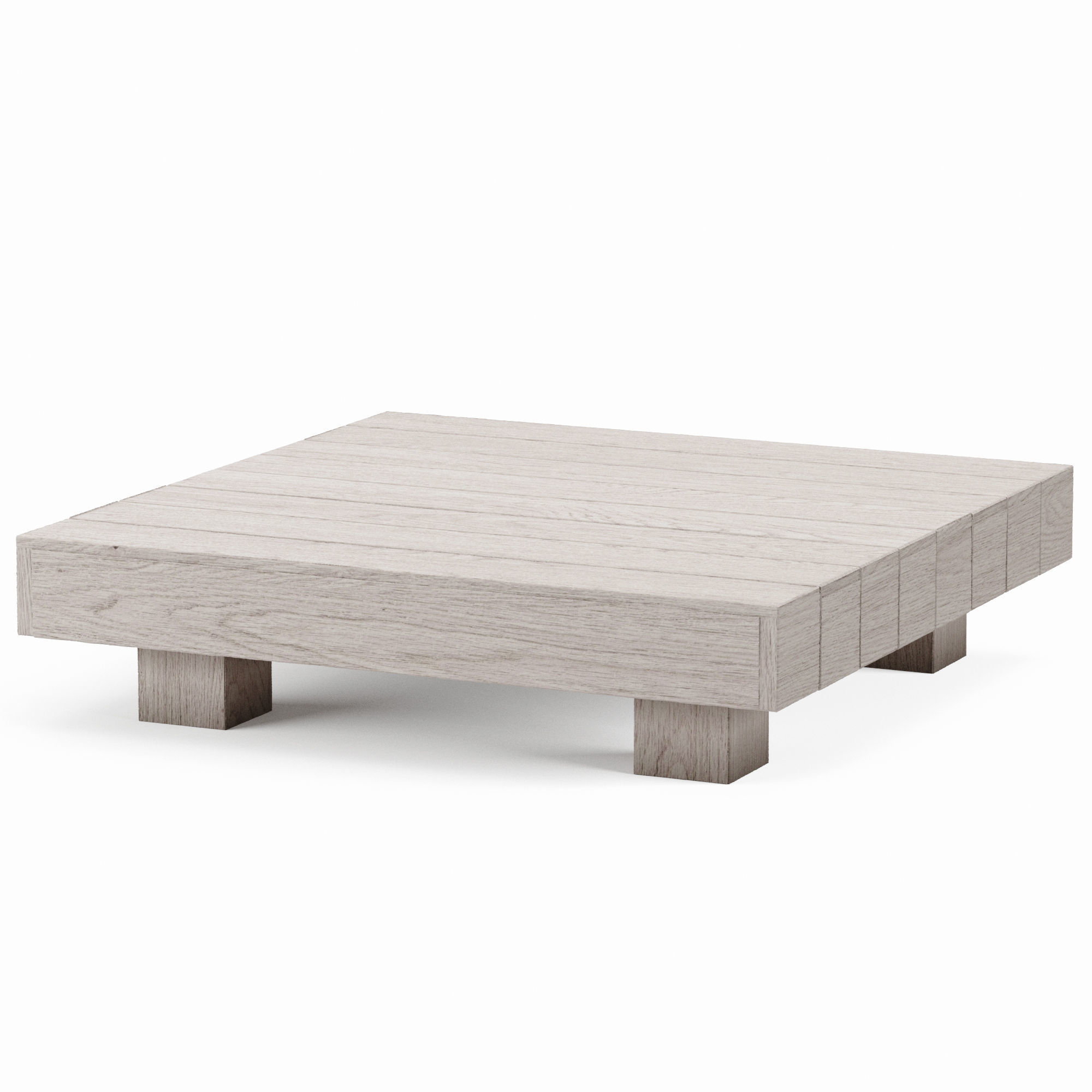 LUBEK Coffee Table Low-poly 3D model_7
