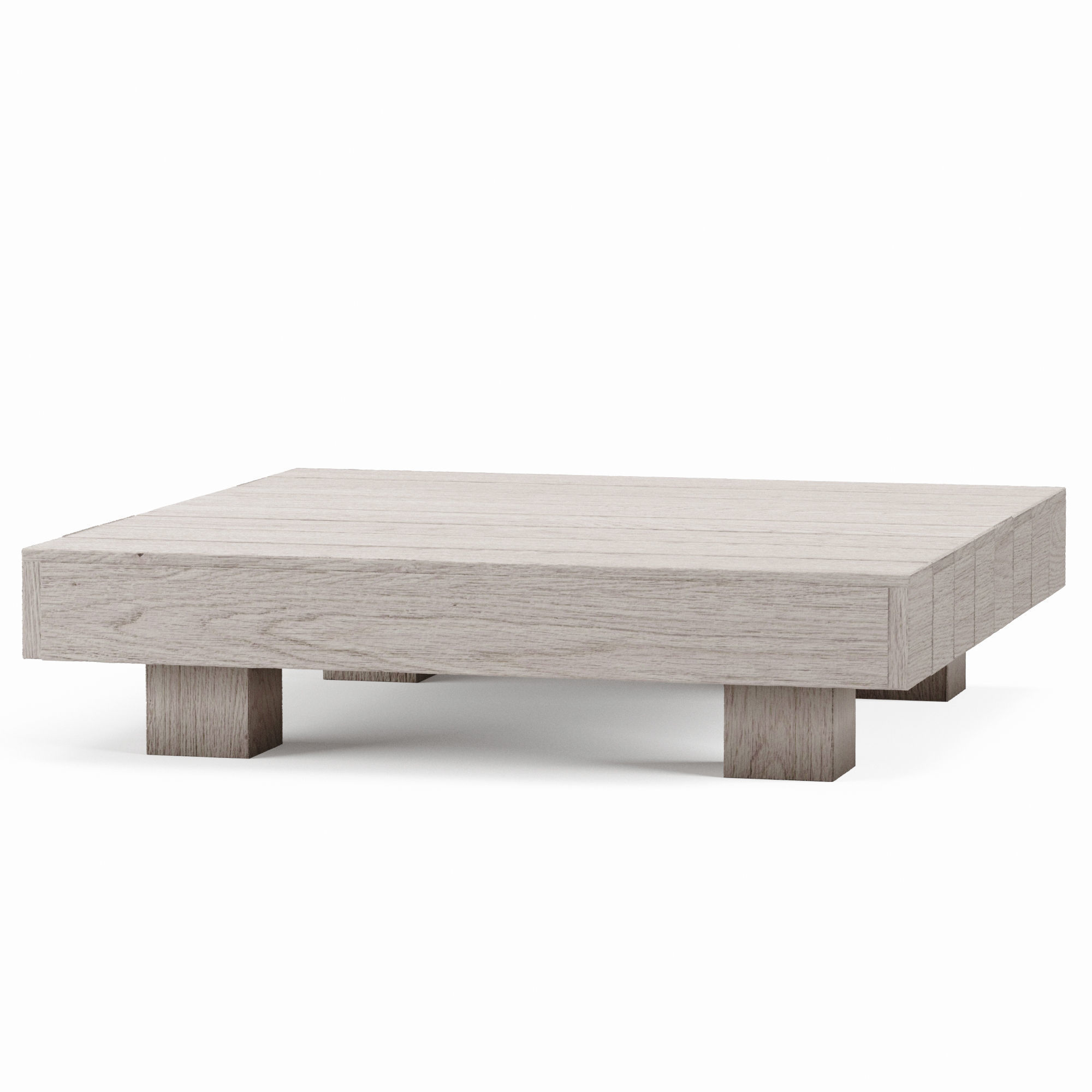LUBEK Coffee Table Low-poly 3D model_5