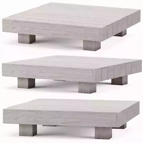 LUBEK Coffee Table Low-poly 3D model