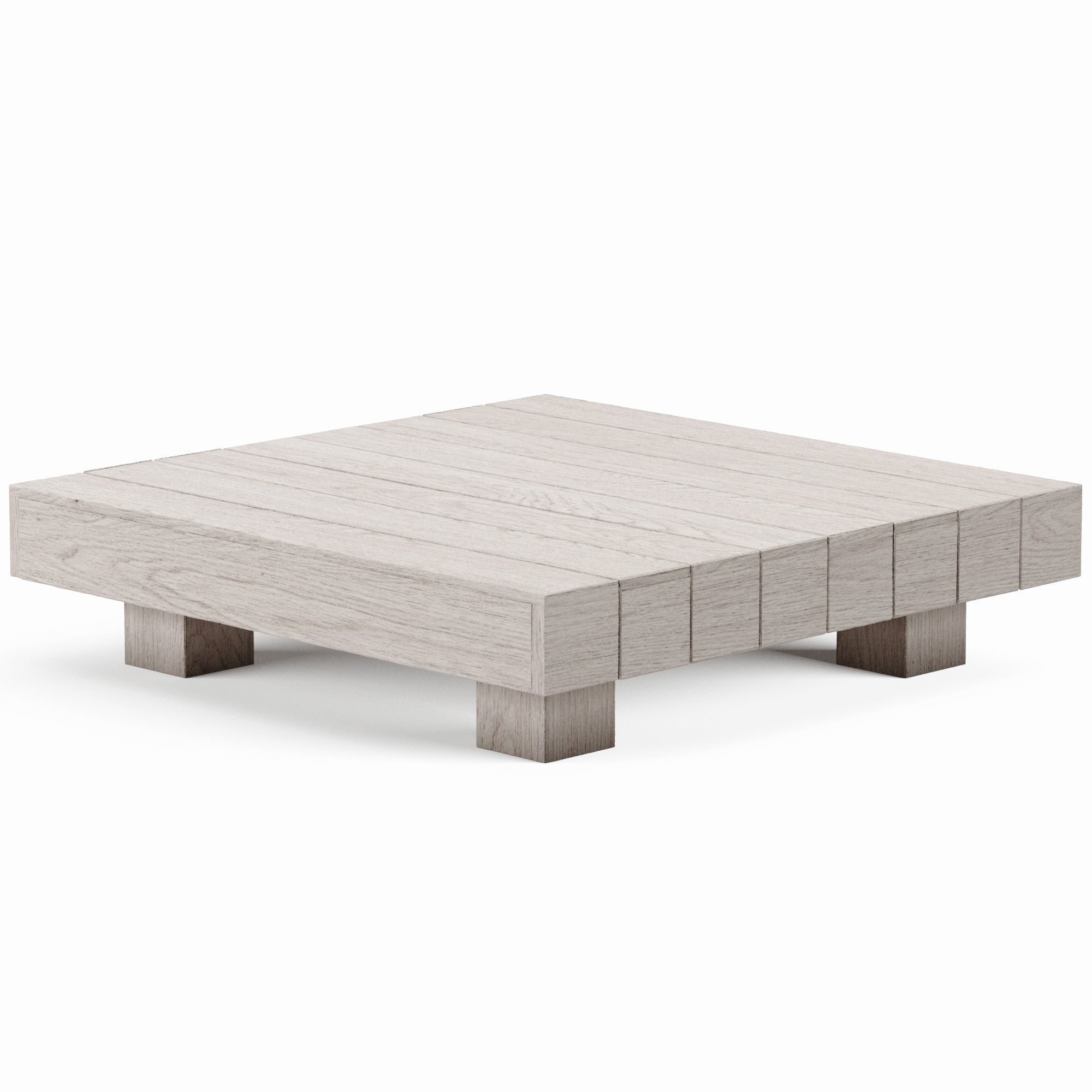 LUBEK Coffee Table Low-poly 3D model_4