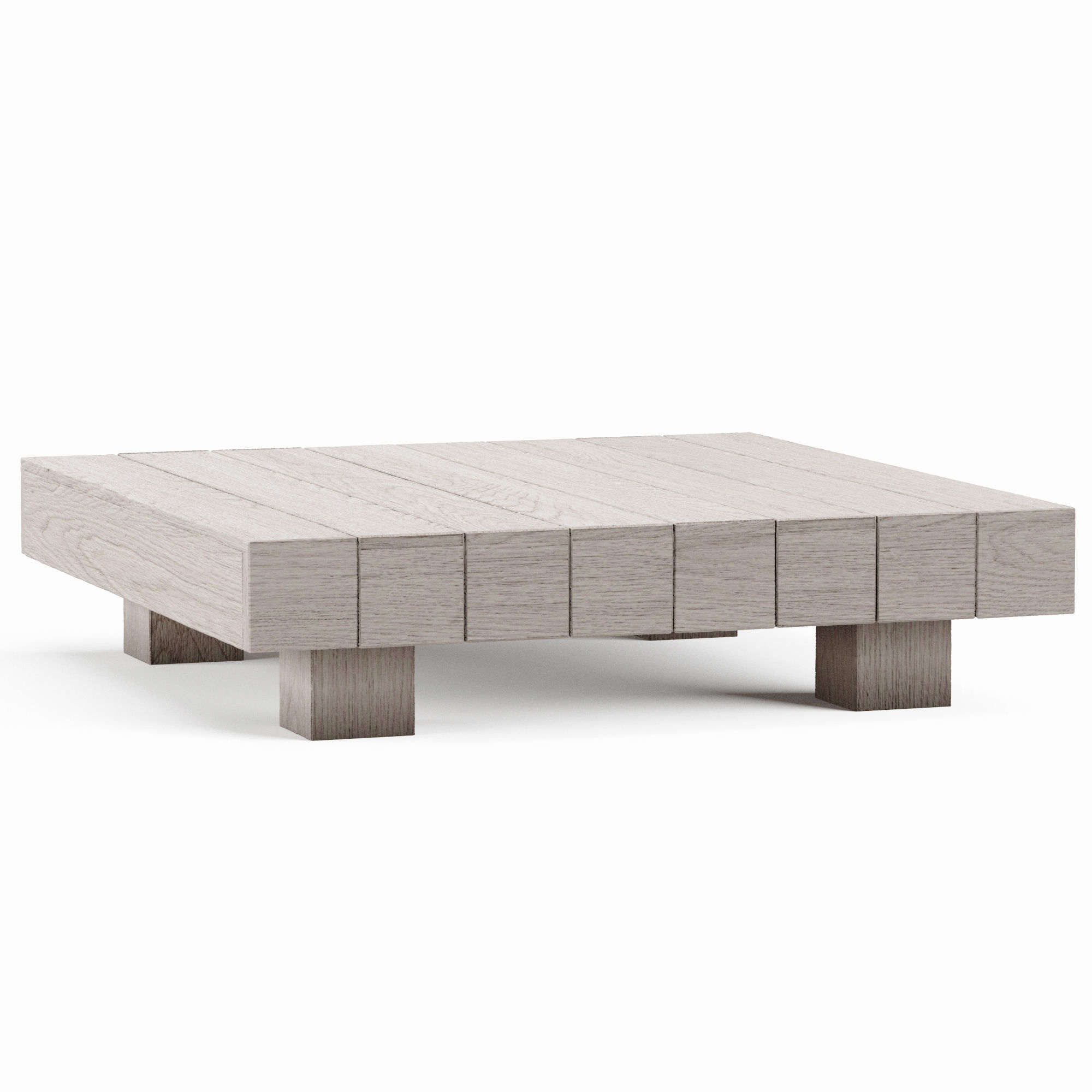 LUBEK Coffee Table Low-poly 3D model_3