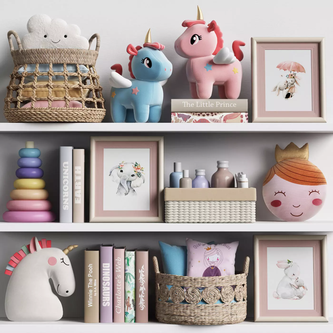 Kids Room Decor 13 3D model