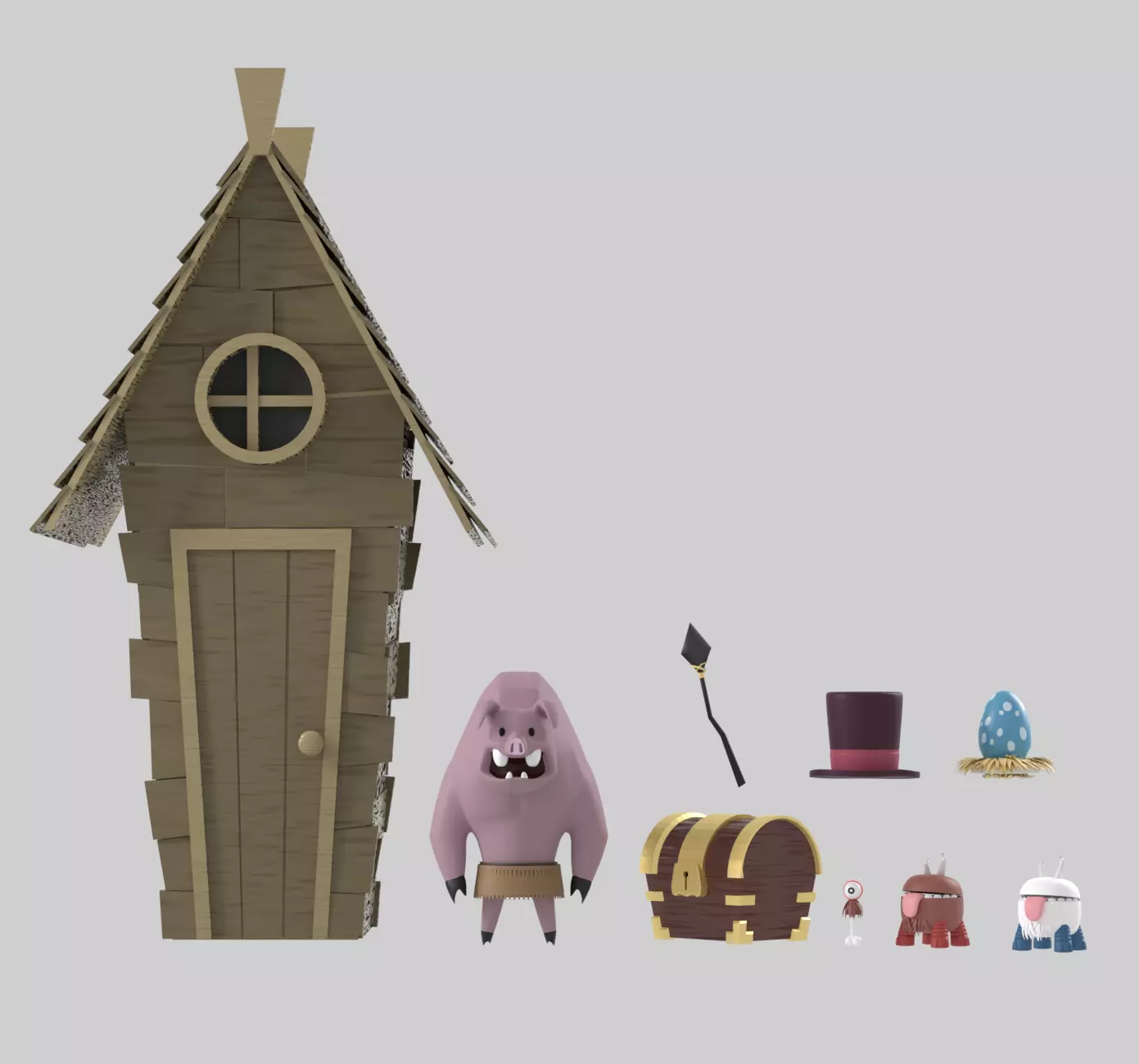 Dont starve  Low-poly 3D model_0