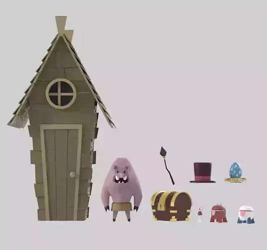 Dont starve  Low-poly 3D model