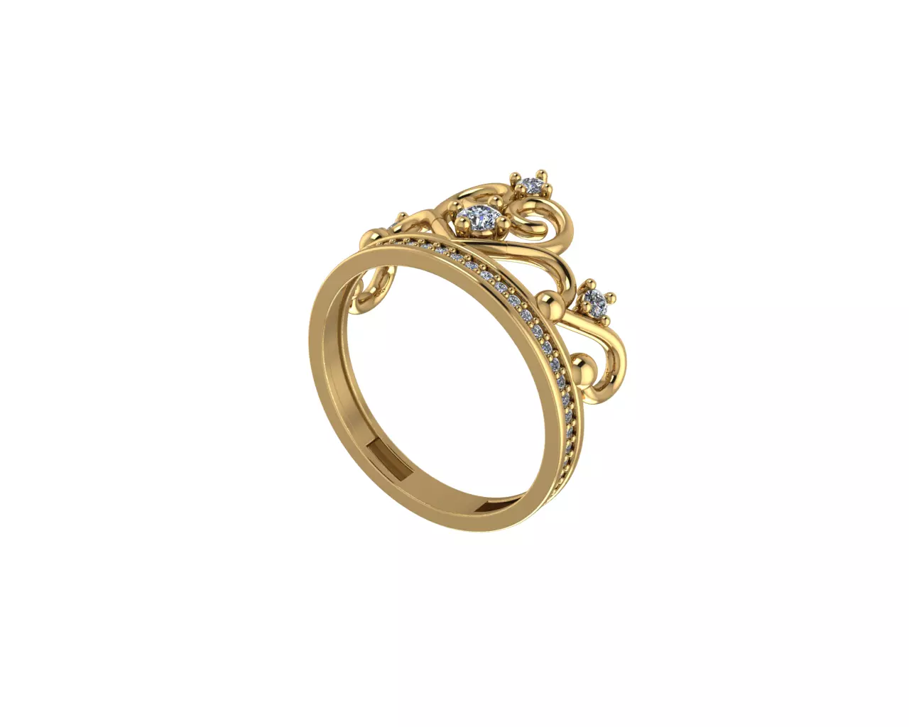 P3 Women Ring Model 3D print model