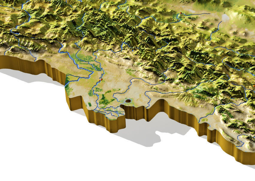 Iran High resolution 3D relief maps 3D model_8